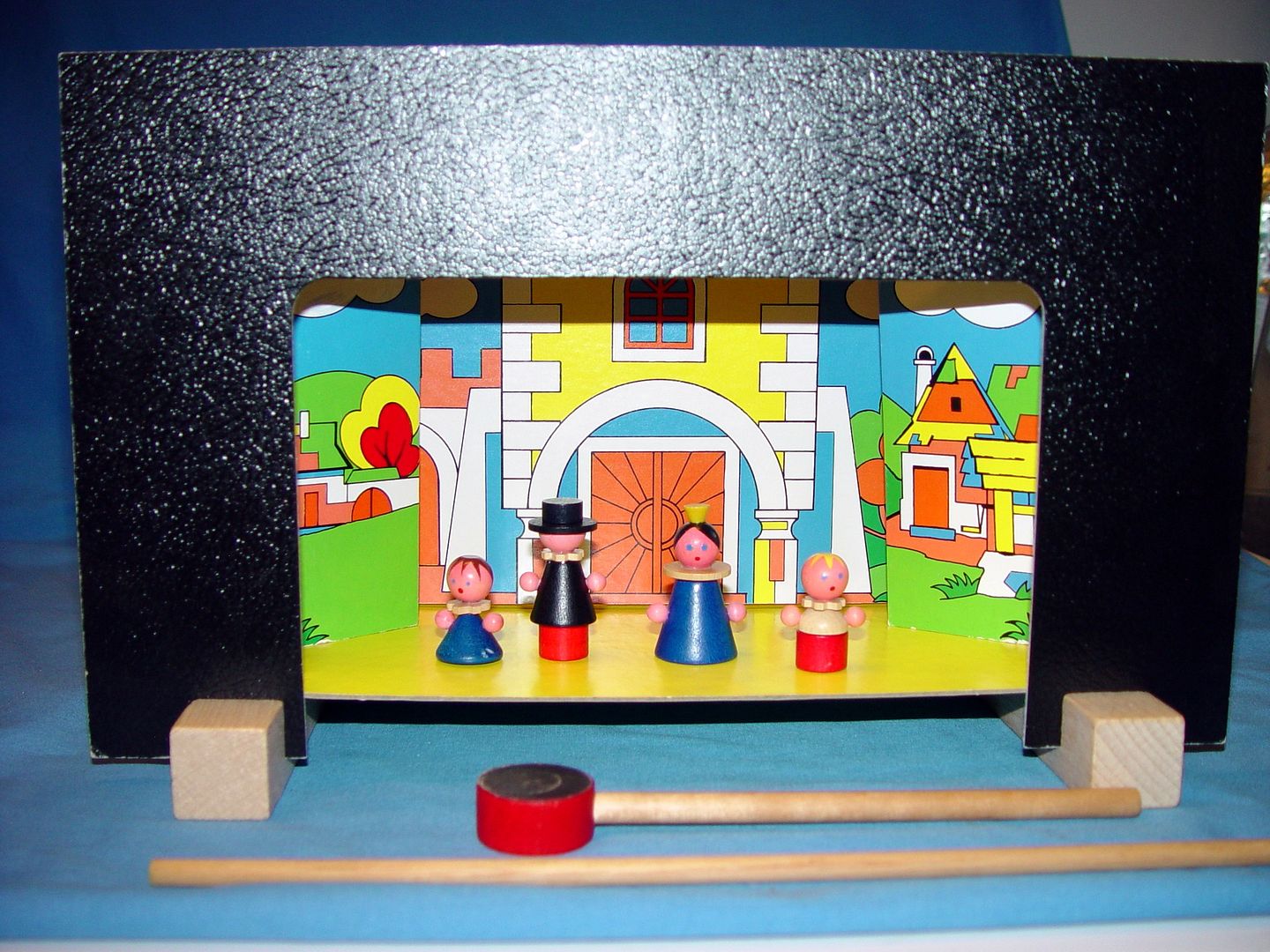 PLAY THEATRE CZECH REPUBLIC WOOD & CARDBOARD MISSING 2 PCS eBay